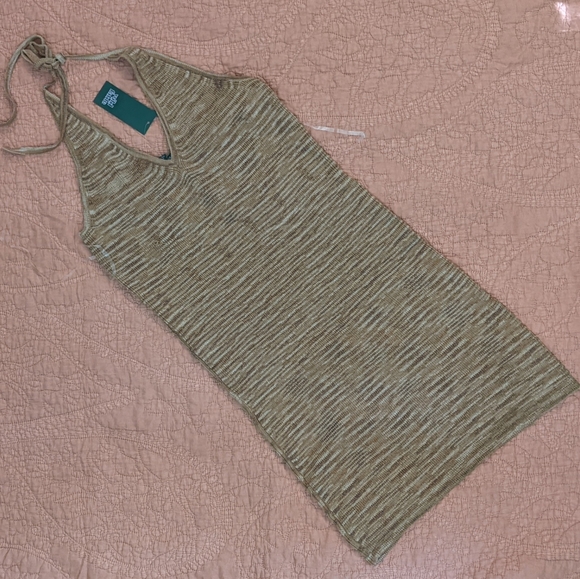 🐦3/$20🐦 Wild Fable sweater knit halter dress Y2K Large - Picture 4 of 8